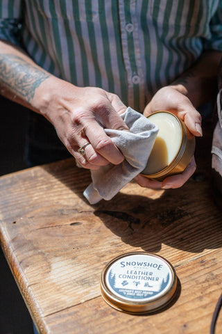 Snowshoe Leather Conditioner - Iris & Stout