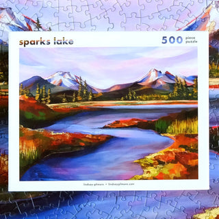 Sparks Lake Puzzle - Iris & Stout