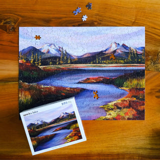 Sparks Lake Puzzle - Iris & Stout