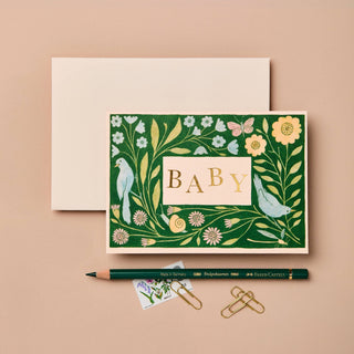 Springtime 'Baby' Card - Iris & Stout
