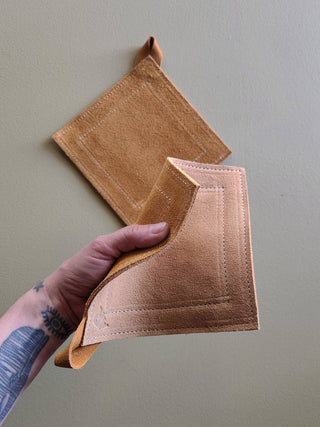 Suede Potholder - Iris & Stout