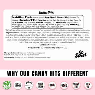 Swedish Candy BUBS Mix - Iris & Stout