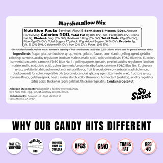 Swedish Candy Marshmallow Mix - Iris & Stout