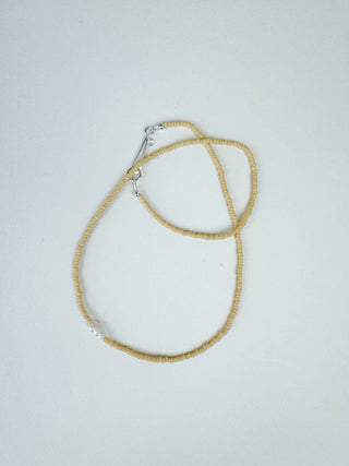 The Khadi Necklace Butter Yellow - Iris & Stout