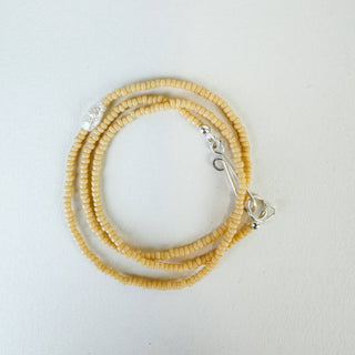 The Khadi Necklace Butter Yellow - Iris & Stout