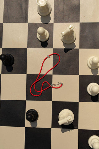 The Khadi Necklace - Red - Iris & Stout