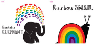 The Rainbow Snail & Friends: Bath Book - Iris & Stout