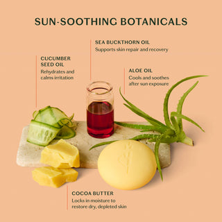 The Sun Stone | After Sun Balm & Lotion Bar - Iris & Stout