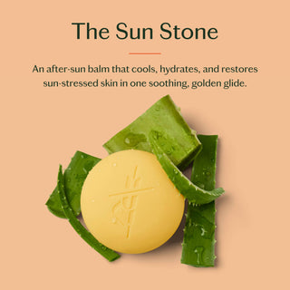 The Sun Stone | After Sun Balm & Lotion Bar - Iris & Stout