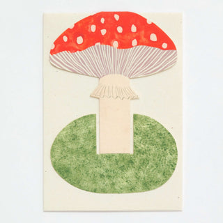 Toadstool Stand-Up Card - Iris & Stout