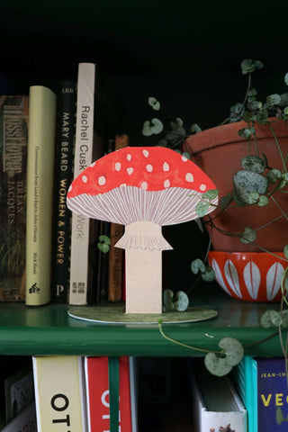 Toadstool Stand-Up Card - Iris & Stout