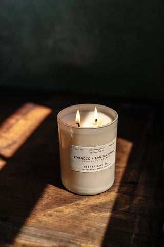 Tobacco + Sandalwood Candle - Iris & Stout
