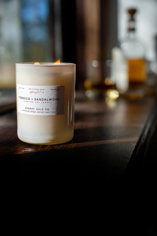 Tobacco + Sandalwood Candle - Iris & Stout