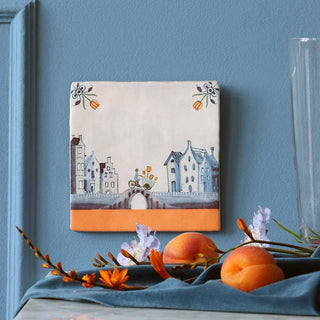 Tulips on their way to you | StoryTiles art on tile - Iris & Stout