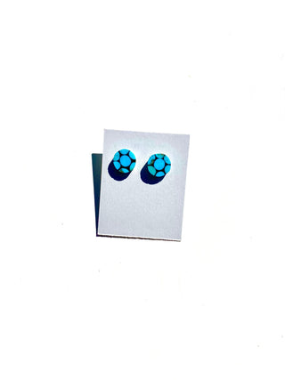 Turquoise Earrings - Iris & Stout