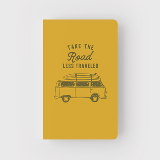 Van Road Less Traveled Letterpress Notebook - Iris & Stout
