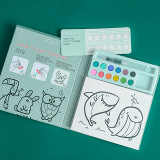 Watercolor Book and Paint Set - Animal Kingdom - Iris & Stout