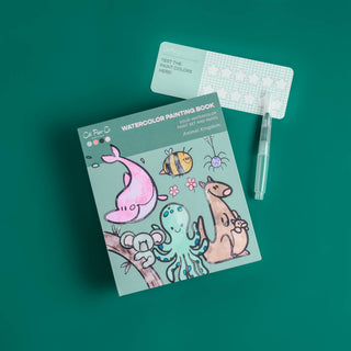 Watercolor Book and Paint Set - Animal Kingdom - Iris & Stout
