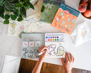 Watercolor Book and Paint Set - Animal Kingdom - Iris & Stout