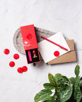 Wax Seal Stamp and Wax Stick Set - Iris & Stout