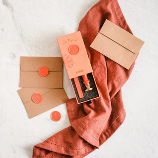 Wax Seal Stamp and Wax Stick Set - Iris & Stout