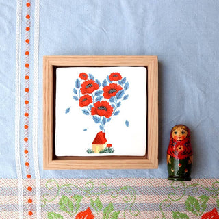 Where there's love | StoryTiles art on tile - Iris & Stout