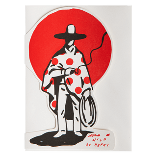 Wild At Heart Cowboy Greeting Card - Iris & Stout