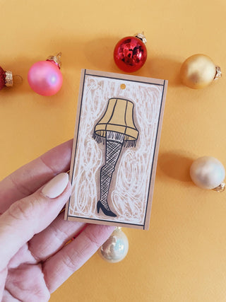 Leg Lamp Gift Tags - Grand-Mère