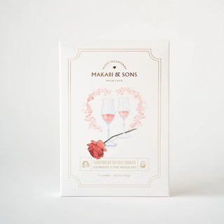 Strawberry & Pink Peppercorn Valentine's Cookies - Grand-Mère